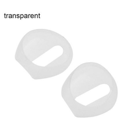 Earplugs Cover for iPhone Earpod Earphone Silicone Rubber Cover Tips 1 Pair Transparent