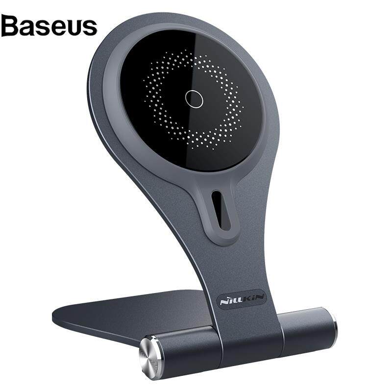 Baseus NILLKIN NKT11 Foldable Magnetic Wireless Fast Charger Phone Charging Stand Mount for iPhone