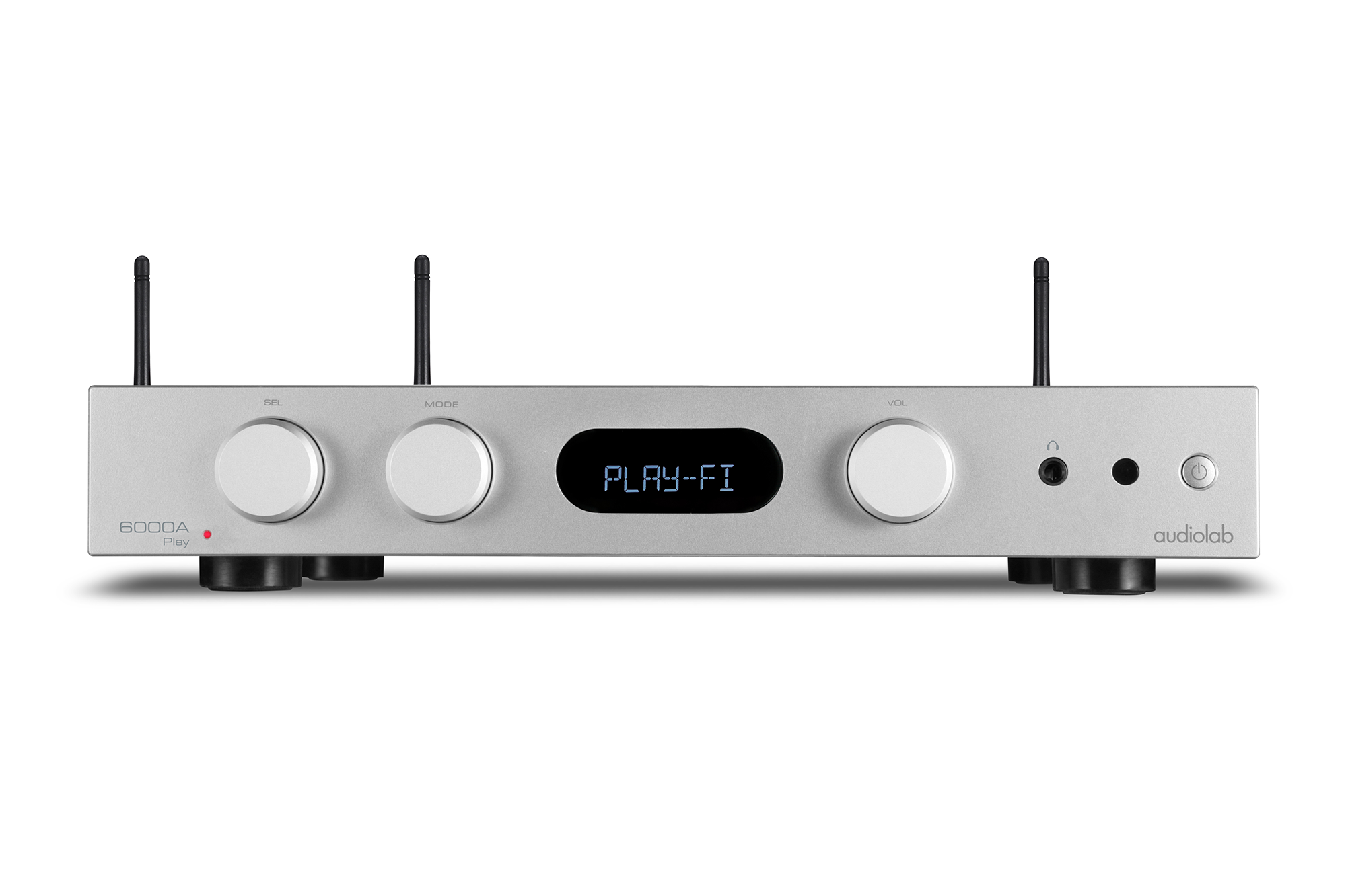AUDIOLAB 6000A PLAY (SILVER), NETWORK STREAMER, AMPLIFIER, INTEGRATED, DAC, BLUETOOTH, MM PHONO STAGE