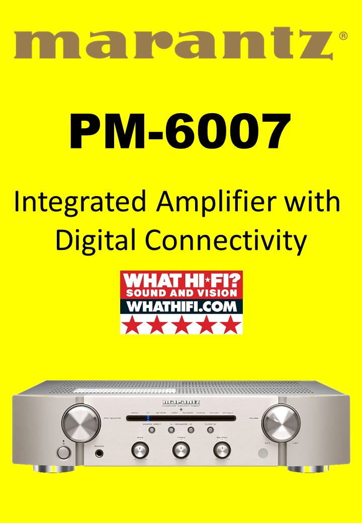 Marantz PM-6007 Int Amp FREE Bluetooth Adaptor