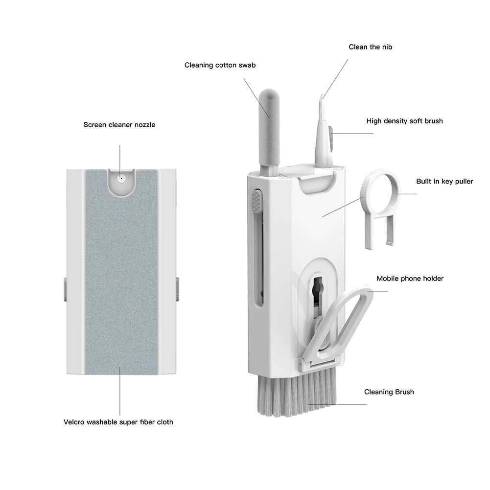 ✅Soft Brush Cleaning Tool Duster Cleaning Corner Crack Keyboard Headphone Cleaner Computer[PY]