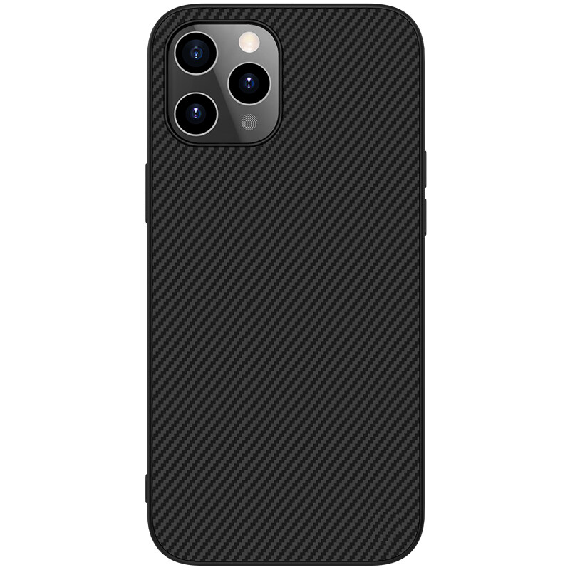 Nillkin for iPhone 12 / 12 Pro / 12 mini / 12 Pro Max Hard Case, Synthetic fiber + PP Plastic Phone Cases Carbon Cover